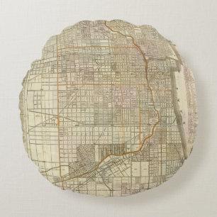 Blanchard's gids van Chicago Rond Kussen