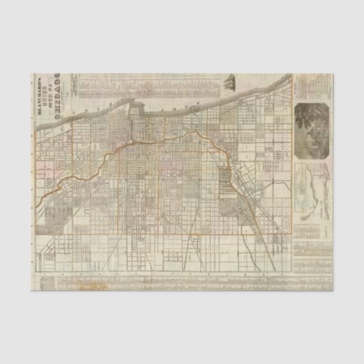 Blanchard's gids van Chicago Tissuepapier (Voorkant)
