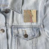 Blanchard's gids van Chicago Vierkante Button 5,1 Cm (In situ)