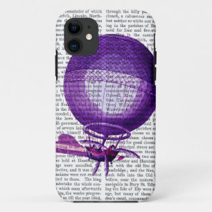 Blanchards Hydrogeen (Paars) Hot Air Ballon Case-Mate iPhone Case