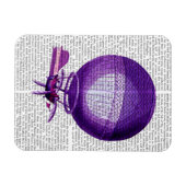 Blanchards Hydrogeen (Paars) Hot Air Ballon Magneet (Horizontaal)