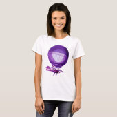 Blanchards Hydrogeen (Paars) Hot Air Ballon T-shirt (Voorkant volledig)
