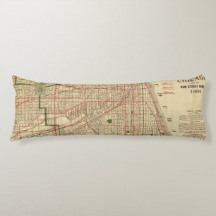 Blanchard's kaart van Chicago Lichaamskussen