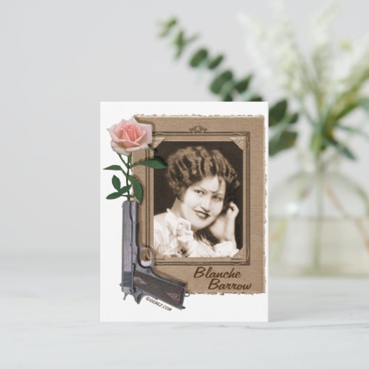 Blanche Barrow Briefkaart (Staand voorkant)