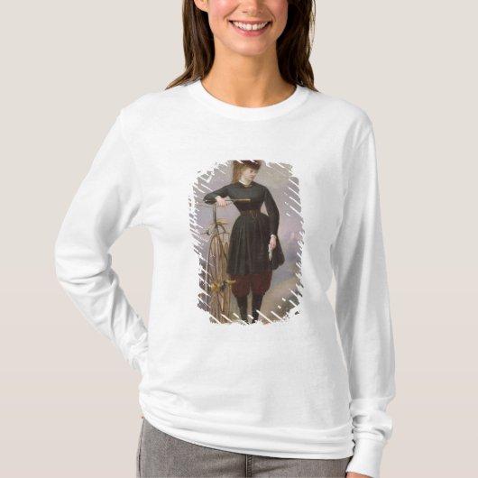 Blanche d'Antigny en haar Velocipede T-shirt (Voorkant)