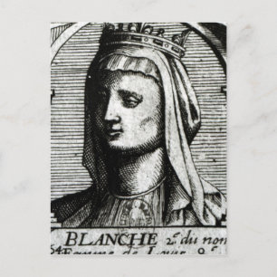 Blanche de Castille Queen of France Briefkaart