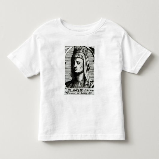 Blanche de Castille Queen of France Kinder Shirts (Voorkant)