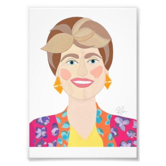 Blanche Devereaux - 5x7 Print Foto Afdruk (Voorkant)