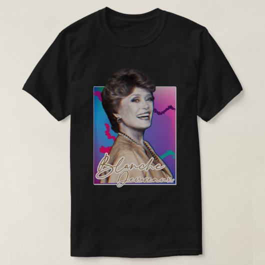 Blanche Devereaux 80s Tribute Design T-shirt (Design voorkant)