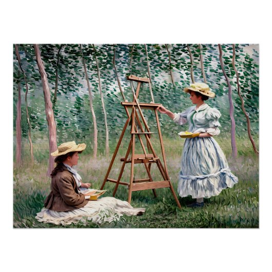Blanche Hoschedé bij Her Easel Perfect Poster (Voorkant)