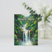 Blanche Marie Waterval Suriname Briefkaart (Staand voorkant)