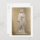 Blanche of Castilië (1188-1252) Koningin van Frank Briefkaart (Voorkant / Achterkant)