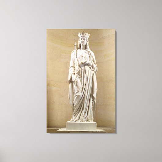 Blanche of Castilië (1188-1252) Koningin van Frank Canvas Afdruk (Voorkant)