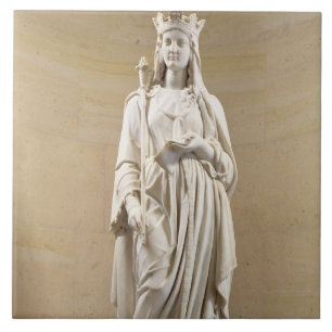 Blanche of Castilië (1188-1252) Koningin van Frank Tegeltje