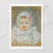 Blanche Pontillon als Baby, 1872 (pastel op papier Briefkaart (Voorkant)