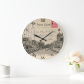 Blanchester Ohio Briefkaart Clock - Main Street 19 Grote Klok (Huis)