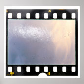 Blanco 35 mm lijst of strip op witte achtergrond poster (Voorkant)