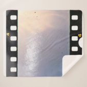 Blanco 35 mm lijst of strip op witte achtergrond sherpa deken (Voorkant (horizontaal))