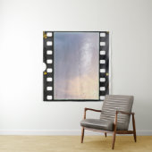 Blanco 35 mm lijst of strip op witte achtergrond wandkleed (In Situ (horizontaal))