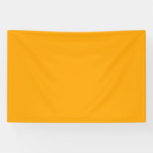 Blanco 4'x6'-banner met Oranje achtergrond Spandoek (Horizontaal)
