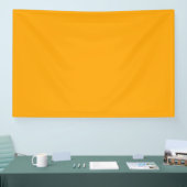 Blanco 4'x6'-banner met Oranje achtergrond Spandoek (Beurs)