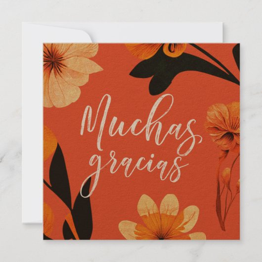 Blanco 5,25-inch flat-panelbeeldscherm - Hartelijk Bedankkaart (Voorkant)