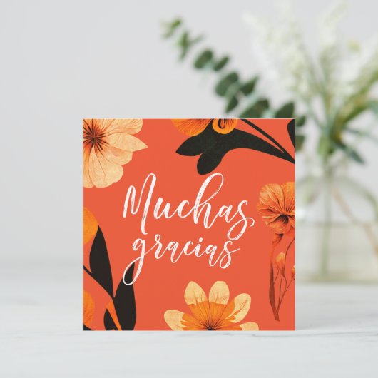 Blanco 5,25-inch flat-panelbeeldscherm - Hartelijk Bedankkaart (Staand voorkant)