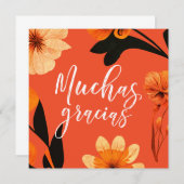 Blanco 5,25-inch flat-panelbeeldscherm - Hartelijk Bedankkaart (Voorkant / Achterkant)