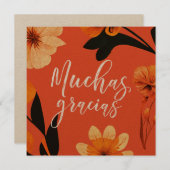 Blanco 5,25-inch flat-panelbeeldscherm - Hartelijk Bedankkaart (Voorkant / Achterkant)