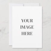 Blanco, 5x7 uitnodiging (Voorkant)