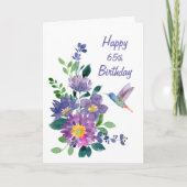 Blanco, aangepast op 65-daagse Hummingbird Garden  Kaart (Voorkant)