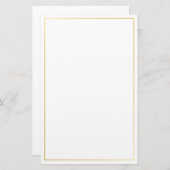 Blanco aangepaste kleur briefpapier (Voorkant / Achterkant)