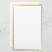 Blanco aangepaste kleur briefpapier (Voorkant / Achterkant)