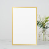 Blanco aangepaste kleur briefpapier (Staand voorkant)