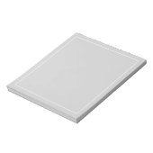 Blanco aangepaste kleur notitieblok (Linkerzijde)