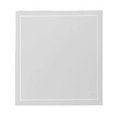 Blanco aangepaste kleur notitieblok (Voorkant)