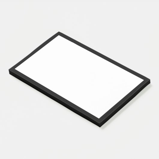 Blanco aangepaste kleur post-it® notes (Schuin)