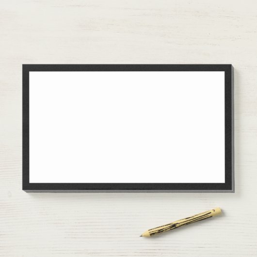 Blanco aangepaste kleur post-it® notes (Op bureau)