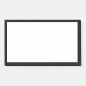 Blanco aangepaste kleur post-it® notes (Voorkant)