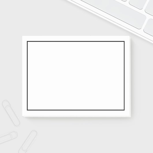 Blanco aangepaste kleur post-it® notes