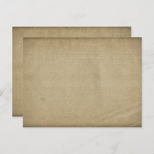Blanco  achtergrond papier, oude pagina met sint-j briefkaart (Voorkant / Achterkant)