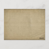 Blanco  achtergrond papier, oude pagina met sint-j briefkaart (Achterkant)