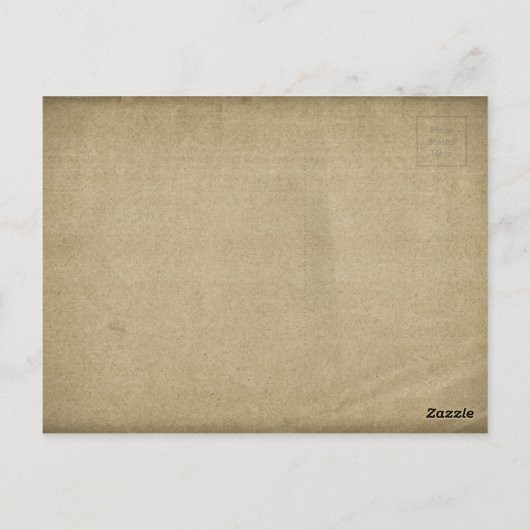 Blanco  achtergrond papier, oude pagina met sint-j briefkaart (Achterkant)