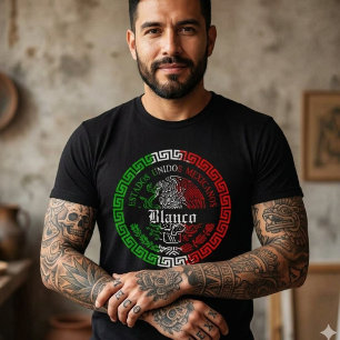 Blanco achternaam T-shirt 