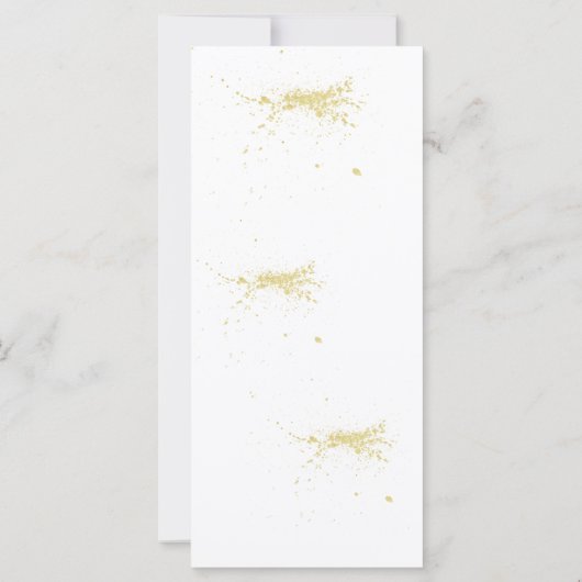 Blanco algemeen plat Wenskaart (Achterkant)