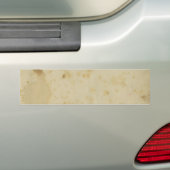 Blanco Antiek Bumpersticker van papier van 1870 (Op auto)