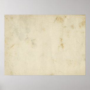 Blanco Antiek verouderd Poster
