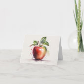 Blanco appel bedankkaart (Voorkant)
