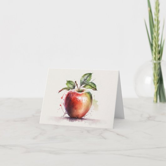 Blanco appel bedankkaart (Voorkant)