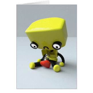 Blanco art Card - Sad Robot